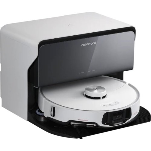 Roborock S8 MaxV Ultra robot vacuum cleaner with water refill and drainage dock 10000Pa — White