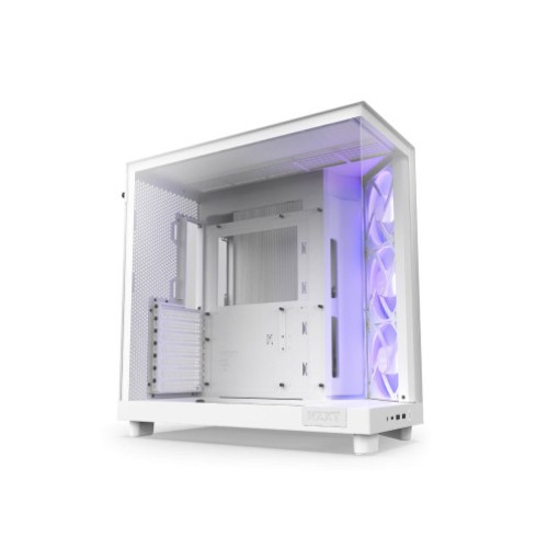 Computer Case NZXT H6 FLOW RGB WHITE