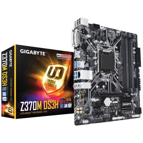 לוח אם אינטל Z370 Gigabyte GA-Z370M DS3H