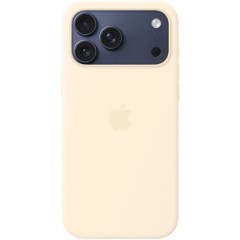 Силиконовый чехол для Apple iPhone 17 Pro Max с MagSafe — Vanilla 