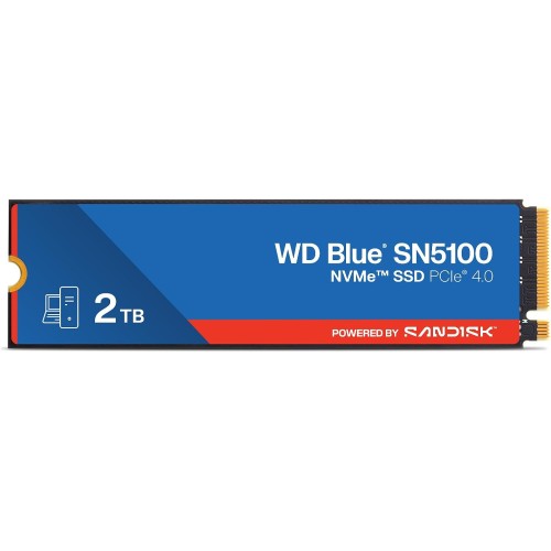 Western Digital WD Blue SN5100 2TB NVMe PCIe 4.0 M.2 2280 Internal SSD