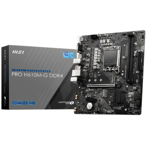 לוח אם micro ATX MSI PRO H610M-E DDR4