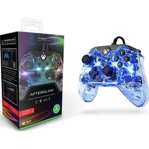Afterglow RGB Xbox Gaming Controller — Transparent