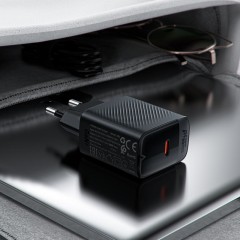 Сетевое зарядное устройство A82 PD20W GaN с быстрой зарядкой (1x USB-C) – EU