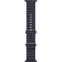 Apple Watch Ultra 2 49mm GPS + Cellular in Natural Titanium Case with Navy Ocean Band — One Size (2024)