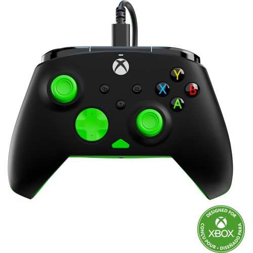 Rematch Core Xbox Gaming Controller — Black/Green