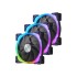 Комплект вентиляторов SUPER FLOWER NEON ARGB 120 мм чёрный (3 шт.)