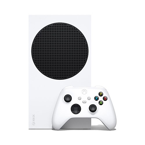 Game console Microsoft Xbox Series S 512GB SSD Whitewhich includes a wireless controller and a package of virtual coins for games