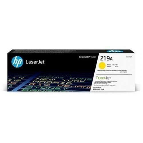 טונר מקורי צהוב HP 219A למדפסות HP Color LaserJet Pro