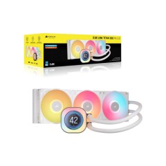 CORSAIR iCUE Link Titan 360 RX LCD AIO White Liquid CPU Cooler