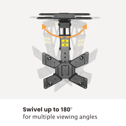 Motorized Flip-Down Swivel TV Ceiling Mount PLB-M0544DS