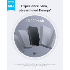 סוללת גיבוי מגנטית Anker MagGo Power Bank 10000mAh (Slim) — שחור