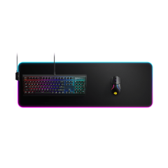 XL расширенный RGB коврик для мыши и клавиатуры Steelseries QcK Prism Cloth XL