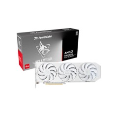 Видеокарта כרטיס מסך POWERCOLOR HELLHOUND SPECTRAL WHITE RX 9060 XT 16 ГБ GDDR6