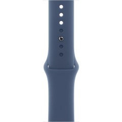 שעון  Apple Watch SE GPS + Cellular בגודל 44 מ"מ בצבע Silver Aluminium עם רצועת Denim Sport Band במידה M/L (2024)
