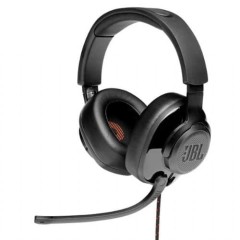 אוזניות גיימינג חוטיות JBL Quantum 300 בצבע שחור