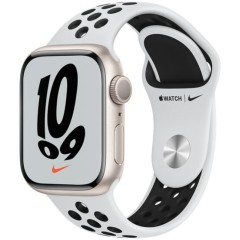 Apple Watch 7 MKN33HB/A in Sterling color, 41mm.