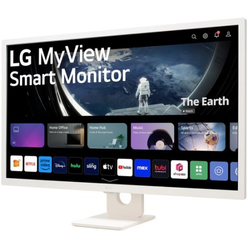 מסך מחשב חכם אל ג'י LG MyView 31.5'' LED FHD IPS 60Hz — לבן