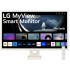 מסך מחשב חכם אל ג'י LG MyView 31.5'' LED FHD IPS 60Hz — לבן