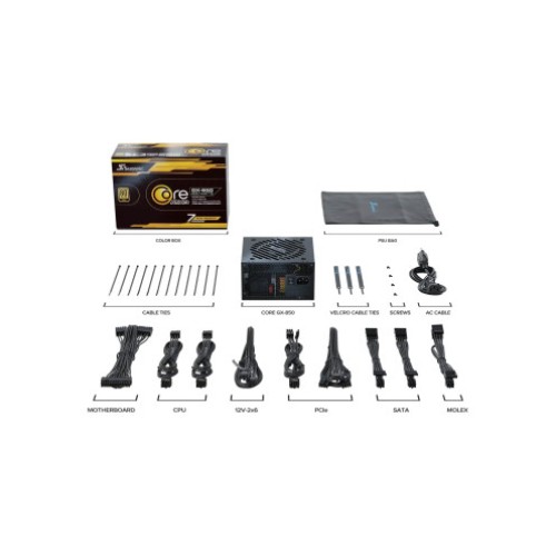 Power Supply SEASONIC GX-850 850W CORE (V2) GX ATX 3.1 80+ Gold