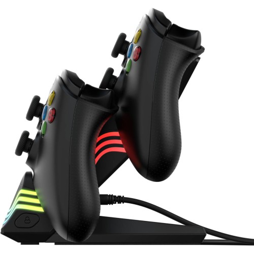 Afterglow Wave RGB Charging Station for Xbox Series X/S/One Controllers — Black