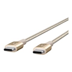 Belkin MIXIT↑ DuraTek Cable – USB-C to USB-C 1.2 meter (gold)