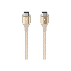 Кабель Belkin MIXIT↑ DuraTek – USB-C на USB-C 1.2 метр (золотой)