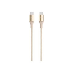 Belkin MIXIT↑ DuraTek Cable – USB-C to USB-C 1.2 meter (gold)