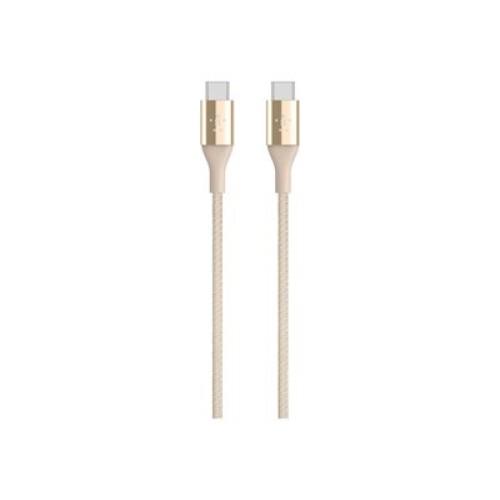 Кабель Belkin MIXIT↑ DuraTek – USB-C на USB-C 1.2 метр (золотой)