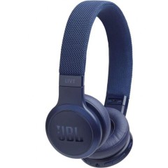 Headphones JBL Live 400BT in blue color.