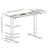 Electric sit-stand desk with dual motors (Reversed) — Black