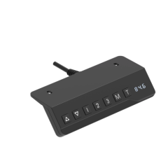 Electric sit-stand desk with dual motors (Reversed) — Black