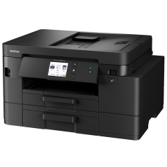 Беспроводной струйный МФУ Brother MFC-J4550DW 4-в-1 с автоматической двусторонней печатью, Ethernet, и факсом — черный