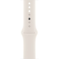 שעון Apple Watch Series 10 GPS + Cellular בגודל 46 מ"מ בצבע Gold Titanium עם רצועת Starlight Sport Band במידה M/L (2024)