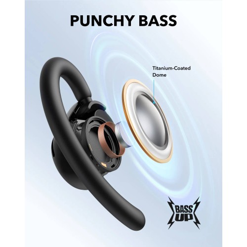 Anker Soundcore V20i Open-Ear Clip Earbuds — Black