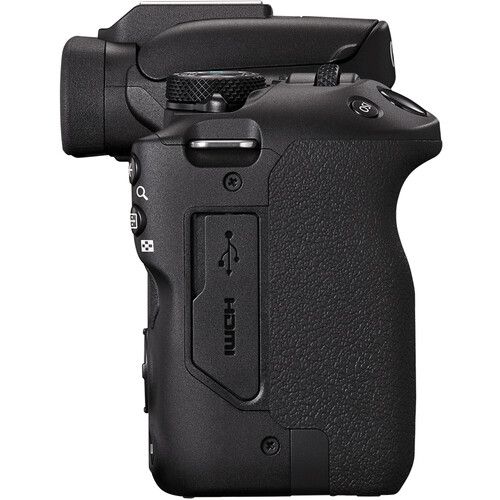 Беззеркальная цифровая камера Canon EOS R50 + объективы RF-S 18-45mm F4.5-6.3 IS STM и RF-S 55-210mm F5-7.1 IS STM — черный