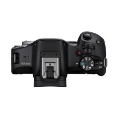 מצלמה דיגיטלית ללא מראה Canon EOS R50 + עדשות RF-S 18-45mm F4.5-6.3 IS STM ו-RF-S 55-210mm F5-7.1 IS STM — שחור
