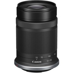 מצלמה דיגיטלית ללא מראה Canon EOS R50 + עדשות RF-S 18-45mm F4.5-6.3 IS STM ו-RF-S 55-210mm F5-7.1 IS STM — שחור