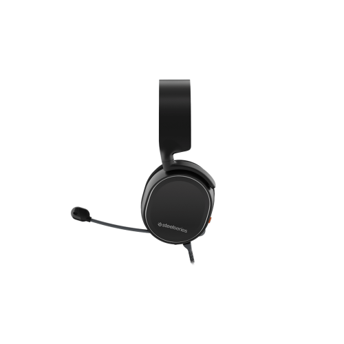 Wired black gaming headphones Steelseries Arctis 3 Console Black.