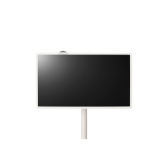 מסך חכם LG StandbyME 27" FHD על גלגלים — בז׳