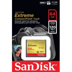 SanDisk 800x Extreme Compact-Flash карта памяти с емкостью 64ГБ