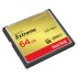 SanDisk 800x Extreme Compact-Flash memory card with a capacity of 64GB