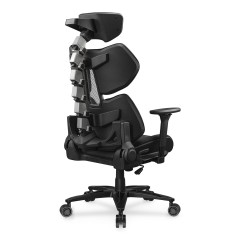 COUGAR Terminator Elite Ergonomic Gaming Chair with 4D Armrests and Aluminum Base — Metallic Silver