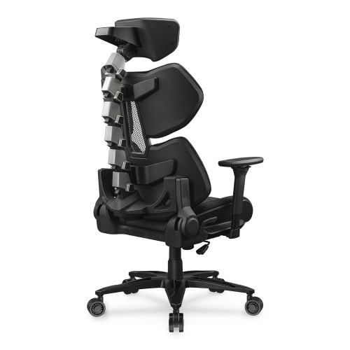 COUGAR Terminator Elite Ergonomic Gaming Chair with 4D Armrests and Aluminum Base — Metallic Silver