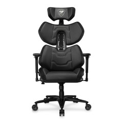 COUGAR Terminator Elite Ergonomic Gaming Chair with 4D Armrests and Aluminum Base — Metallic Silver