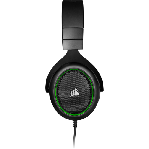 Наушники для игр Corsair HS50 PRO Stereo Gaming Headset зеленого цвета