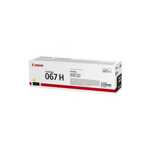 Original Canon 067H Yellow High-Yield Toner Cartridge for Canon i-SENSYS Printers