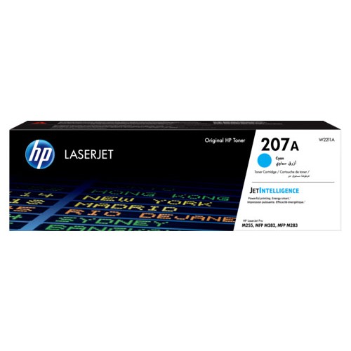 Original HP 207A Cyan Toner Cartridge for HP Color LaserJet Pro Printers