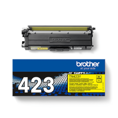Brother TN-423Y Original High-Yield Yellow Toner Cartridge for Brother Laser Printers