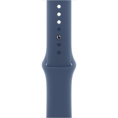 Apple Watch Series 10 GPS 46mm in Silver Aluminium with Denim Sport Band S/M (2024)